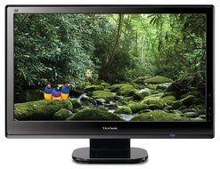 Viewsonic VX2453MH-LED 24-Inch Ultra-thin Widescreen LED Monitor - Black N11