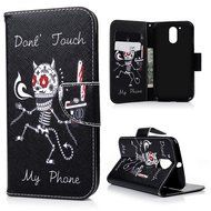 MOTO G4 Case,Motorola MOTO G4 Case - Wallet Flip Stand Case PU Leather Case with Shockproof TPU Inner Bumper Colorful... N15