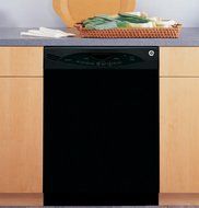 GE GLDA690FBB 24" Black Full Console Dishwasher - Energy Star N7