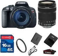 Canon T5I DSLR + 18-135mm IS STM Lens+ 16GB Memory + UV Filter + Deluxe Value - International Version
