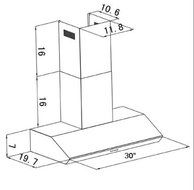 Z Line 682-30 Wall Range Hood, 30-Inch N6