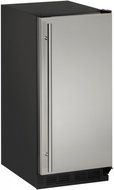 U-Line UCLR1215S40B 15" 1000 Series Freestanding and Built-In Ice Maker with 60 lbs. in Stainless Steel