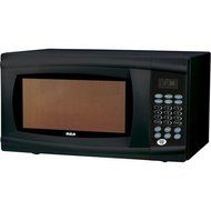 Microwave, Black 1.1cu Ft 1,000-watts of Cooking Power with Removable Glass Turntable