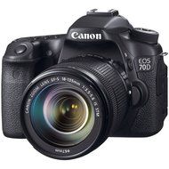 Canon EOS 70D DSLR Camera with 18-135mm IS STM and 55-250mm IS STM Lenses