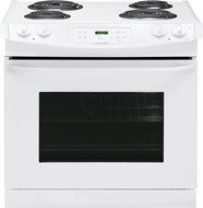 Frigidaire FFED3015PW30" White Electric Drop-In Coil Range