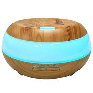 YTE 300ml Aroma Essential Oil Wood Grain Ultrasonic Cool Mist Humidifier N2