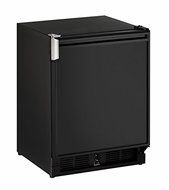 U-Line ULNCO29B20A Compact Marine Refrigerator Freezer Combo, 2.1 cu. ft., Black