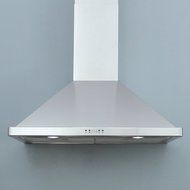Miseno MH00630AS 750 CFM 30" Stainless Steel Wall Mounted Range Hood with Dual H, Stainless Steel N4