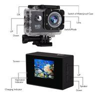 GBB WIFI 12MP 2.0" LCD HD 1080P 170&deg; Wide Angle Sports DV Waterproof Action Camera Camcorder, Update 25mm Diameter... N12