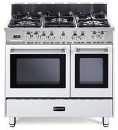 3.9 Cu. Ft. Dual Fuel Convection Range Finish: White