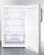 Summit FF511LBI7SSTBADA 22&quot; ADA Compliant Commercially Approved Medical Built In or Freestanding Compact Refrigerator...
