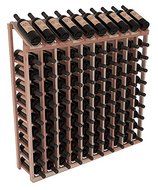 Wine Racks America&reg; Redwood 10 Column 10 Row Display Top Kit. 13 Stains to Choose From! N12