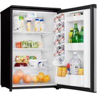Danby Designer DAR044A5BSLDD 4.4 cu ft Automatic Defrost Compact All Refrigerator 120 volts, Spotless Silver