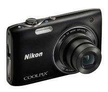 Nikon COOLPIX S3100 14 MP Digital Camera with 5x NIKKOR Wide-Angle Optical Zoom Lens and 2.7-Inch LCD - Black N10