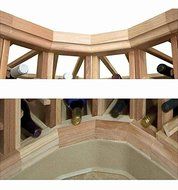 Designer Curved Molding Kit (Prime Mahogany - Light Stain)
