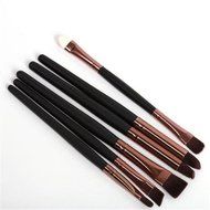 Linkings 6pcs Makeup Brushes Cosmetics Beauty Eyeshadow Eyeliner Lip Smudge Tool