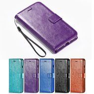 iPhone 7 Plus Case, [5.5 Inch] HLCT PU Leather Case, With Soft TPU Protective Bumper, Built-In Kickstand, Cash... N3