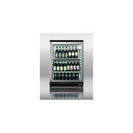 Summit SCR600BLPUBSH: Commercial glass door beverage center for red wine and ale, w/digital thermostat, black... N4