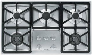 Miele : KM3474G 36 Stainless Steel Gas Cooktop