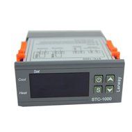 Lerway 110V All-Purpose Temperature Control Controller with Sensor 2 Relay Output Thermostat Stc-1000 N2