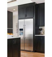 KitchenAid 23.9-cu ft Counter-Depth Side-By-Side Refrigerator with Single Ice Maker