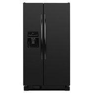 Amana ASD2575BRB 25.5 Cu. Ft. Black Side-By-Side Refrigerator - Energy Star N5