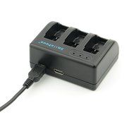 SmilePowo Rapid 3-Channel Charger for Gopro Hero 5 AHDBT-501 Travel Charger N9