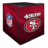 San Francisco 49ers NFL Solid Door Refrigerated Beverage Center 1.8 cu ft
