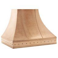 Milano 54" 1200 CFM Wall Mount Range Hood Height: 26", Color: Polished Copper