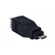 QVS USB High-Speed OTG Micro-B Male to USB B Female Adaptor / CC2218C-MF /
