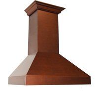 Z Line 8697C-48 1200 CFM Wall Mount Range Hood with Copper Finish, 48" N2