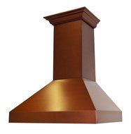 Z Line 8697C-48 1200 CFM Wall Mount Range Hood with Copper Finish, 48" N3