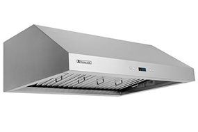 XtremeAir PX11-U42 Under Cabinet Mount Range Hood with 900 CFM Baffle Filter/Grease Drain Tunnel, 42"