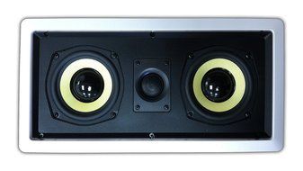 AH-5252W Silver Ticket Dual 5-1/4&rdquo; 100-Watt Center-Channel In-Wall Speaker