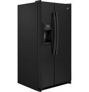 GE GSE22ETHBB 21.8 Cu. Ft. Black Side-By-Side Refrigerator - Energy Star N3