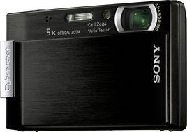 Sony Cybershot DSC-T100 8MP Digital Camera with 5x Optical Zoom and Super Steady Shot (Red) N14