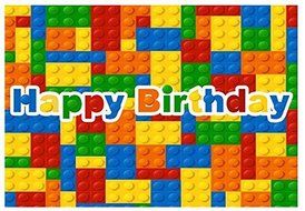 Lego Building Block Base Edible image Cake topper decoration-7.5&quot;x10&quot;(1/4 sheet)