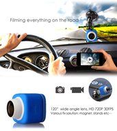 WiFi Selfie Camera Mini DV Recorder Car HD 720P DVR 120 Degree Wide Angle Lens with Wireless Built-in WiFi Mobile... N7