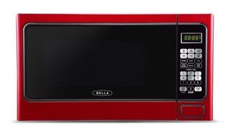 Bella BMO11ABTBKC 1000W Family-Sized Digital Microwave Oven, 1.1 cu. ft., Stainless Steel and Black