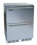 Perlick HA24FB-3-5 24" ADA Compliant Built-in Drawer Freezer with Digital Control and Front-vented RAPIDcool Forced-air...