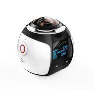 niceEshop(TM) 4K 360 Degree Wifi Panoramic Camera Ultra HD 2448x2448 Mini Sport Action Driving VR Camera, Blue N25