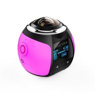 niceEshop(TM) 4K 360 Degree Wifi Panoramic Camera Ultra HD 2448x2448 Mini Sport Action Driving VR Camera, Blue N27