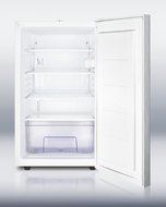 Summit FF511LBISSHH 20&quot; 4.1 cu. ft. Capacity Built-in Capable Undercounter Compact Refrigerator with Horizontal... N3