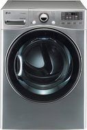 LG DLGX3471VSteamDryer 7.3 Cu. Ft. Graphite Steel Stackable With Steam Cycle Gas Dryer