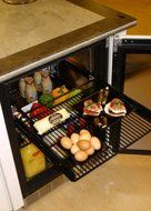 Perlick HA24RB-3-4R 24&quot; ADA Compliant Series Compact Refrigerator with 4.8 cu. ft. Capacity 525 Btu Commercial-Grade...