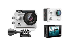 MARVUE MA90 4K WIFI Sports Action Camera FULL HD 1080P 60fps 16MP Waterproof Digital Video Recorder (SILVER) N10