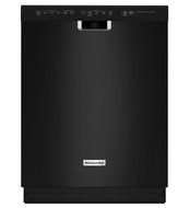 KitchenAid : 24 6-Cycle/5-Option Dishwasher, Pocket Handle - Black