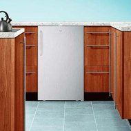 Summit Fs407lcss 2.8 Cu. Ft. Capacity Built-in Or Freestanding Compact Freezer - Stainless Steel Door / Stainless... N4