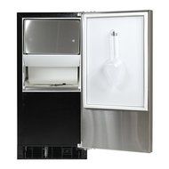 AGA Marvel 30IMA673 ADA Under Counter Ice Machine, White Cabinet and Left Hinge White Door, 15-Inch N6