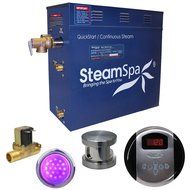 Steam Spa IN900OB-A Indulgence 9 KW Quick Start Acu-Steam Bath Generator Package with Built-In Auto Drain, Oil... N7